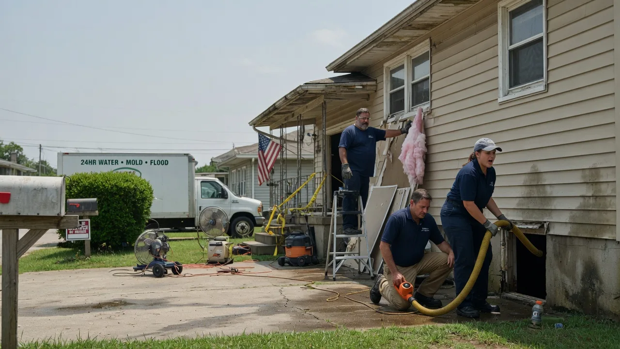 Water Damage Repair in Lopeno, TX near me